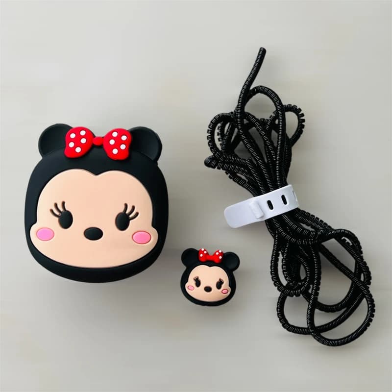 Mickey Mouse Charger Cover With Cable Protector For iPhone