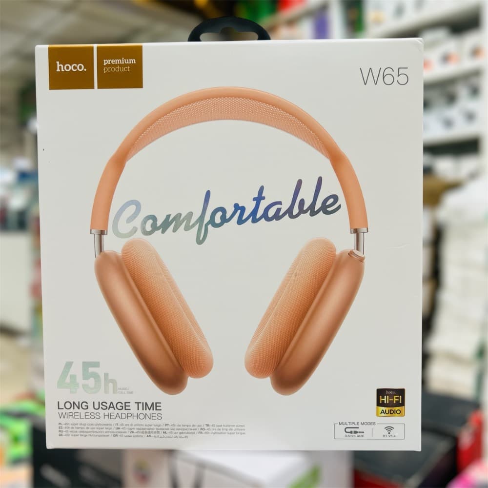 Hoco W65 Bluetooth 5.4 Over-Ear Headphones