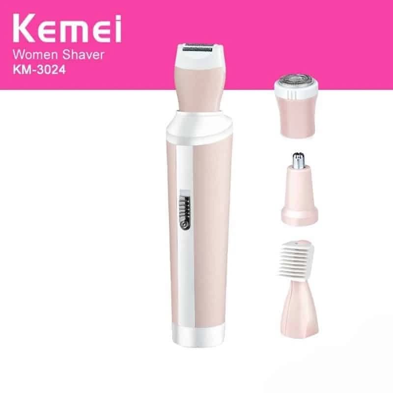 Kemei KM-3024 4in1 Rechargable Shaver Suit For Women