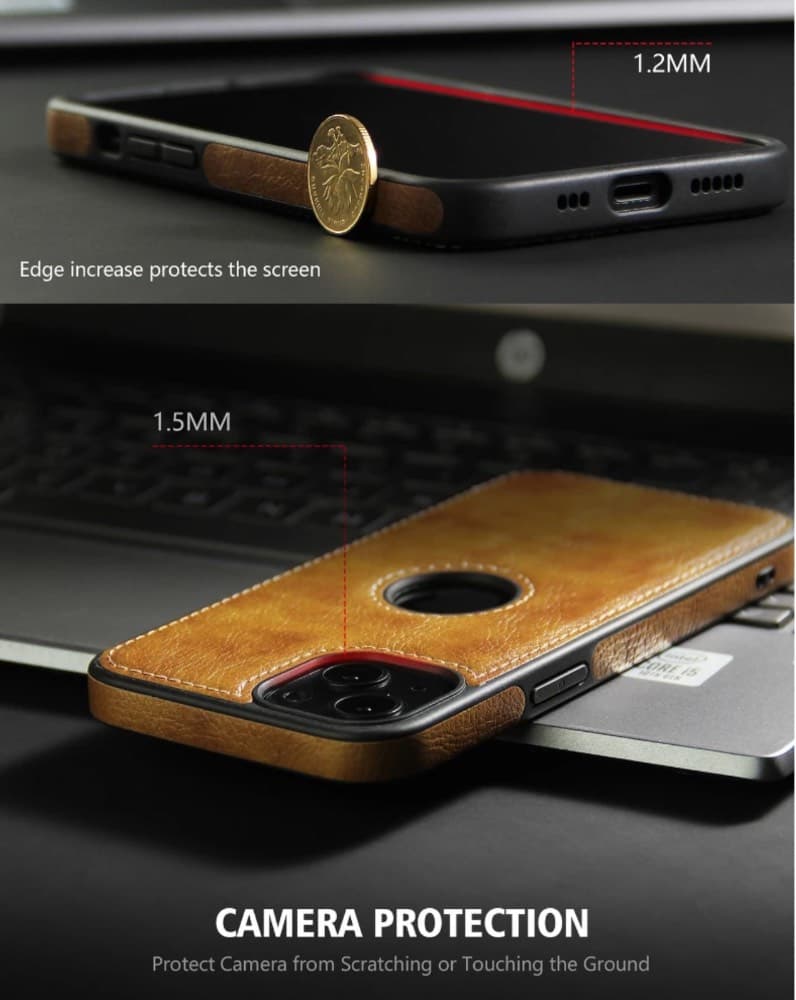Armor Sir Pu Leather Protective Case For iPhone